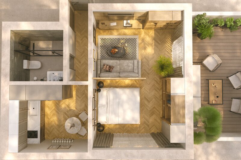 Unirii- Parcul Carol- ISG Reesidence III, terasa 23 mp, vedere superba